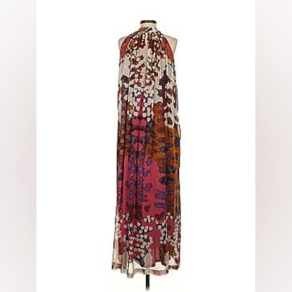 Floral Halter Maxi Dress - Picture 2 of 8